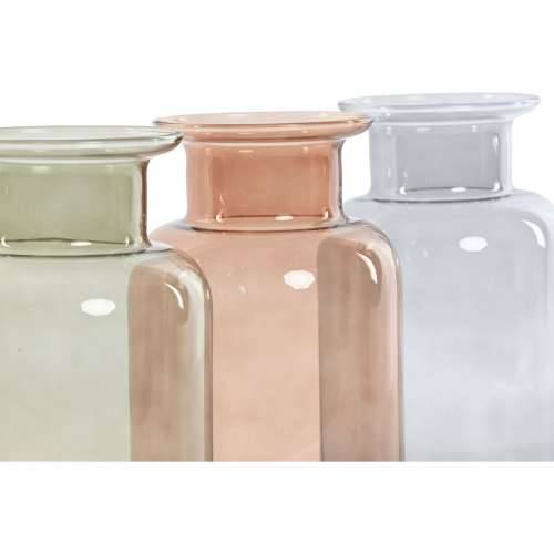 Vrč Home ESPRIT Plava Zelena Jantar Kristal 14,5 x 14,5 x 26,5 cm (3 kom.) Cijena