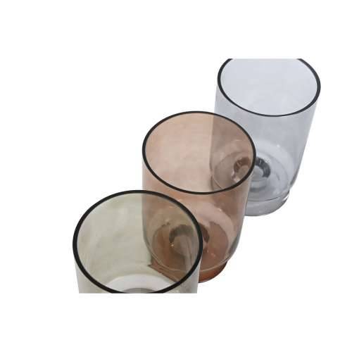 Vrč Home ESPRIT Plava Zelena Jantar Kristal moderan 12,5 x 12,5 x 20 cm (3 kom.) Cijena