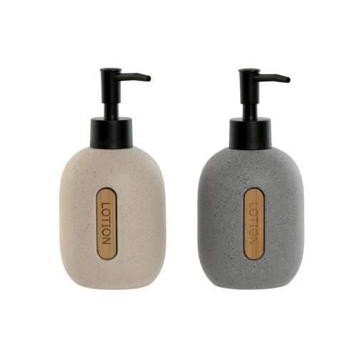 Dozator za Sapun Home ESPRIT Crna Siva Krema ABS Dolomite (2 kom.) Cijena