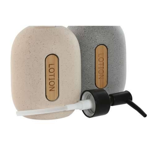 Dozator za Sapun Home ESPRIT Crna Siva Krema ABS Dolomite (2 kom.) Cijena