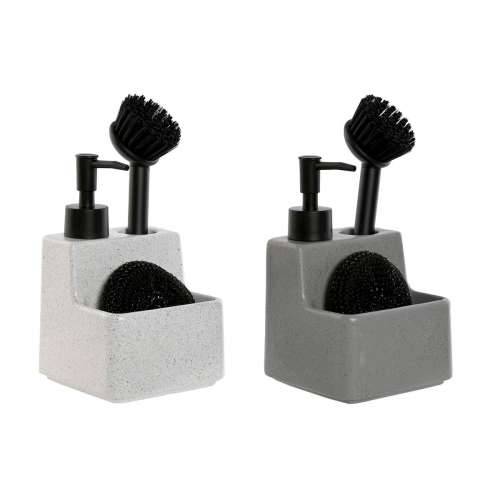 Porte-savon Home ESPRIT Bijela Siva Nehrđajući Čelik Dolomite (2 kom.) Cijena