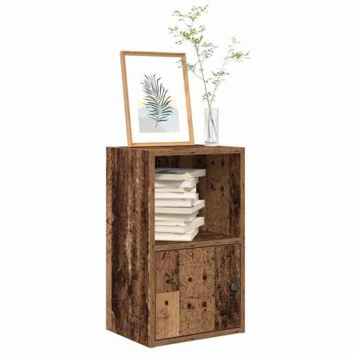 Regal za knjige boja starog drva 31x24x52 cm konstruirano drvo - Staro drvo 1 52 cm Cijena