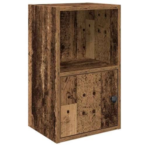 Regal za knjige boja starog drva 31x24x52 cm konstruirano drvo - Staro drvo 1 52 cm Cijena