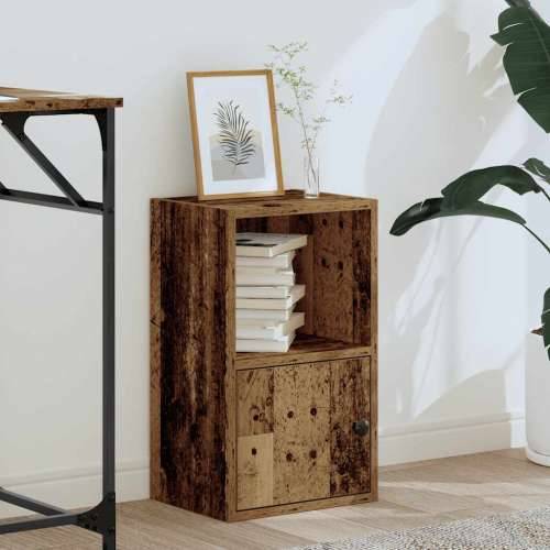 Regal za knjige boja starog drva 31x24x52 cm konstruirano drvo - Staro drvo 1 52 cm Cijena
