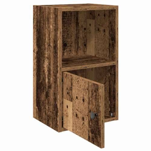 Regal za knjige boja starog drva 31x24x52 cm konstruirano drvo - Staro drvo 1 52 cm Cijena