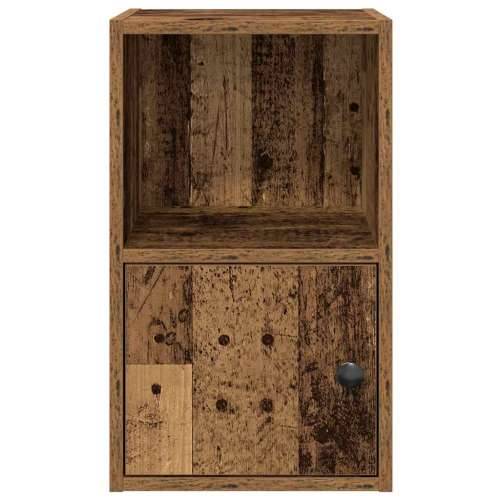 Regal za knjige boja starog drva 31x24x52 cm konstruirano drvo - Staro drvo 1 52 cm Cijena