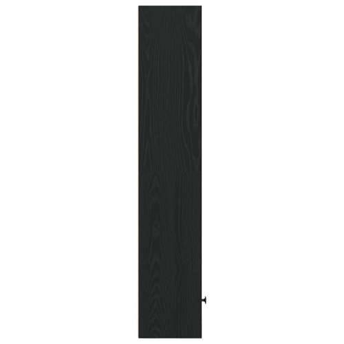 Regal za knjige crni hrasta 31x24x127 cm od konstruiranog drva - Crna 1 127 cm Cijena