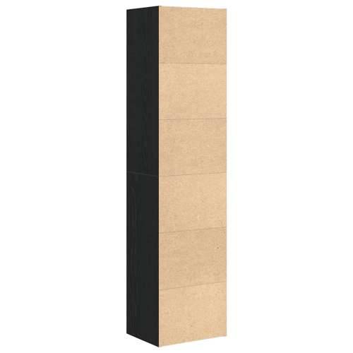 Regal za knjige crni hrasta 31x24x127 cm od konstruiranog drva - Crna 1 127 cm Cijena