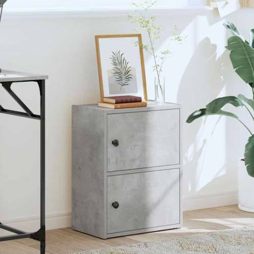 Regal za knjige boja betona 40x24x52 cm konstruirano drvo - Beton siva 1 52 cm Cijena