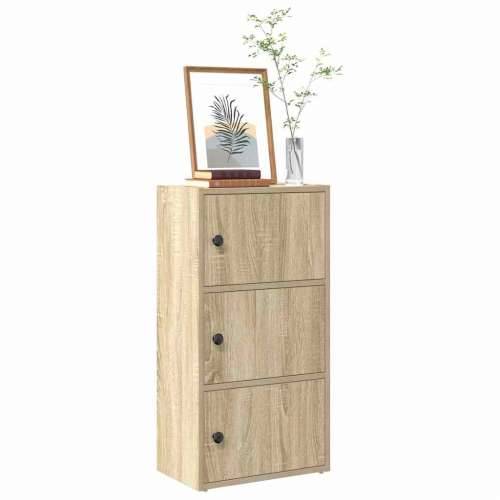 Regal za knjige boja hrasta 40x24x77 cm od konstruiranog drva - sonoma hrast 1 77 cm Cijena