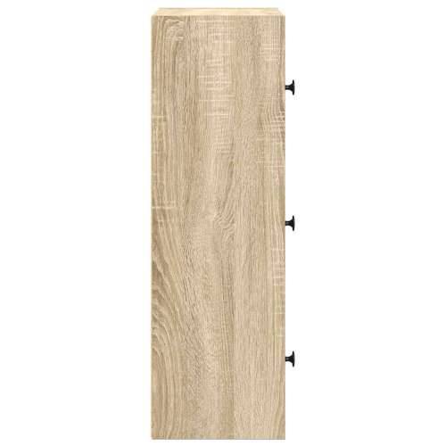 Regal za knjige boja hrasta 40x24x77 cm od konstruiranog drva - sonoma hrast 1 77 cm Cijena