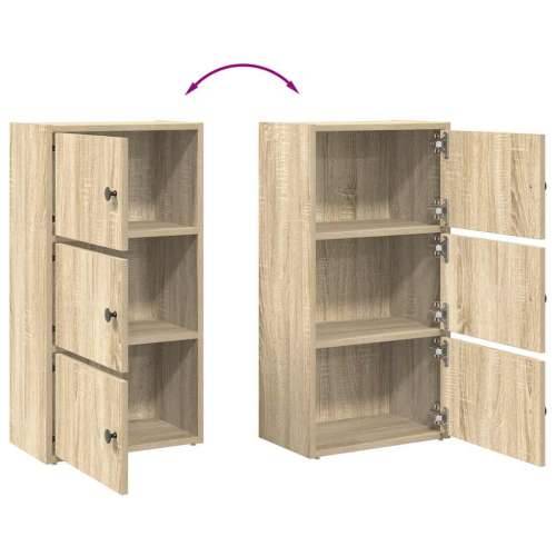Regal za knjige boja hrasta 40x24x77 cm od konstruiranog drva - sonoma hrast 1 77 cm Cijena