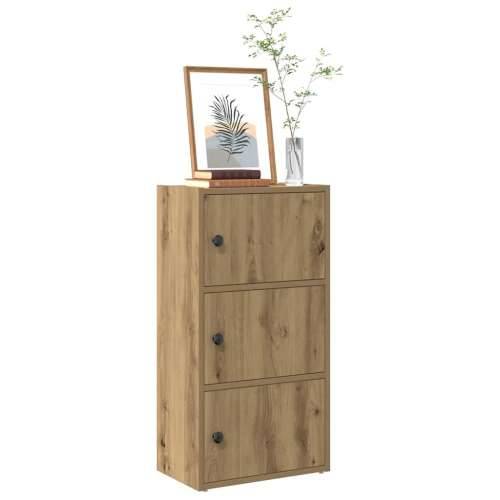 Regal za knjige boja hrasta 40x24x77 cm konstruirano drvo - hrast artisan 1 77 cm Cijena