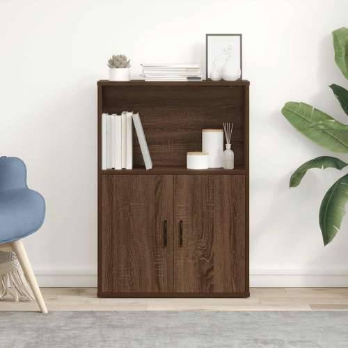 Regal za knjige boja hrasta 60x24x85 cm konstruirano drvo - Smeđi hrast 1 85 cm Cijena
