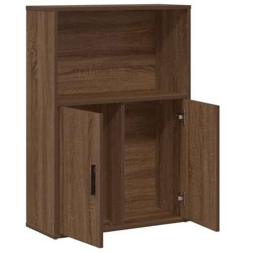 Regal za knjige boja hrasta 60x24x85 cm konstruirano drvo - Smeđi hrast 1 85 cm Cijena