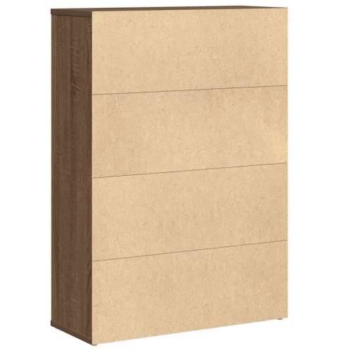 Regal za knjige boja hrasta 60x24x85 cm konstruirano drvo - Smeđi hrast 1 85 cm Cijena