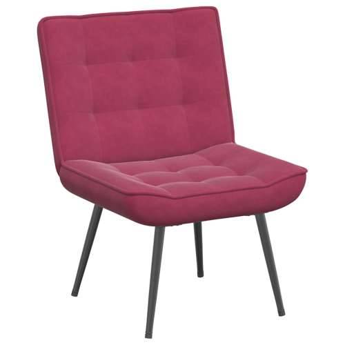 Stolica za opuštanje vino crvena 64x74x84 cm baršun - boja crnog vina 1 Bez oslonca za noge Cijena
