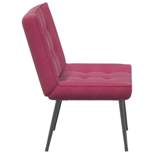 Stolica za opuštanje vino crvena 64x74x84 cm baršun - boja crnog vina 1 Bez oslonca za noge Cijena