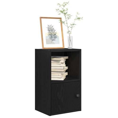 Regal za knjige crni hrasta 31x24x52 cm od konstruiranog drva - Crna 1 52 cm Cijena