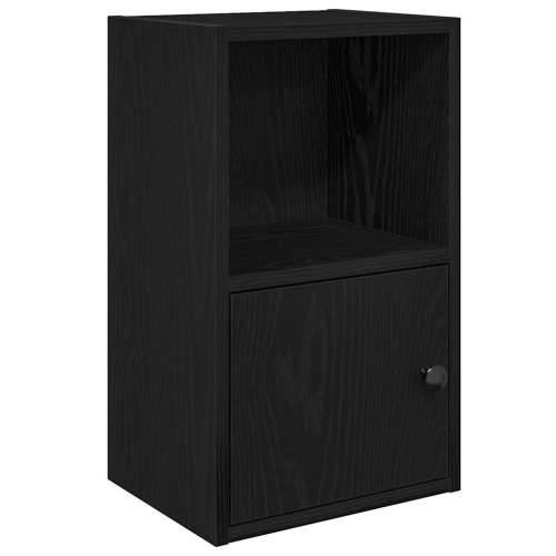 Regal za knjige crni hrasta 31x24x52 cm od konstruiranog drva - Crna 1 52 cm Cijena