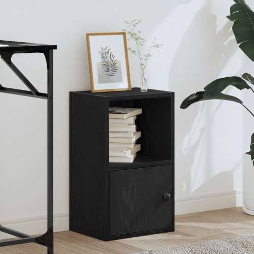 Regal za knjige crni hrasta 31x24x52 cm od konstruiranog drva - Crna 1 52 cm Cijena