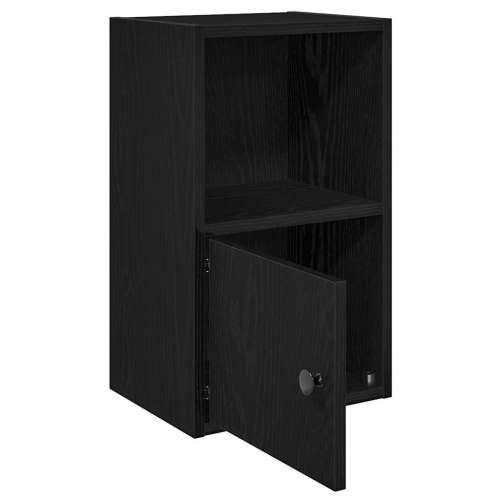 Regal za knjige crni hrasta 31x24x52 cm od konstruiranog drva - Crna 1 52 cm Cijena