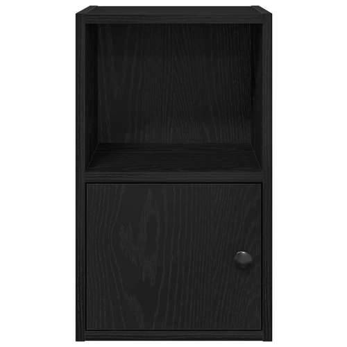 Regal za knjige crni hrasta 31x24x52 cm od konstruiranog drva - Crna 1 52 cm Cijena