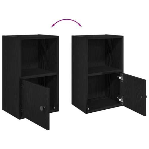 Regal za knjige crni hrasta 31x24x52 cm od konstruiranog drva - Crna 1 52 cm Cijena