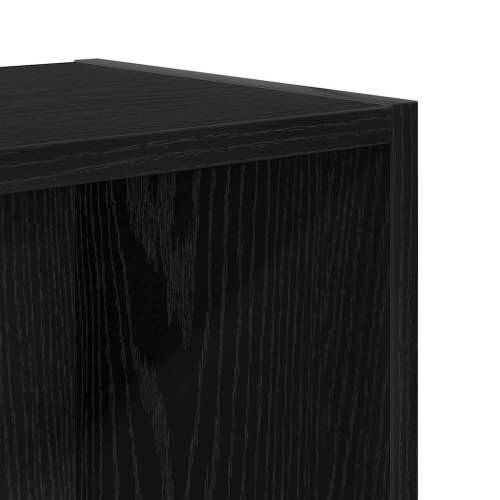Regal za knjige crni hrasta 31x24x52 cm od konstruiranog drva - Crna 1 52 cm Cijena