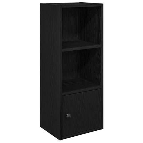 Regal za knjige crni hrasta 31x24x77 cm od konstruiranog drva - Crna 1 77 cm Cijena