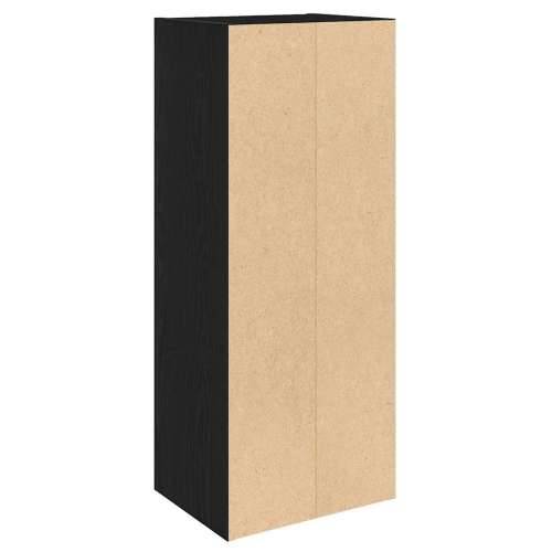 Regal za knjige crni hrasta 31x24x77 cm od konstruiranog drva - Crna 1 77 cm Cijena