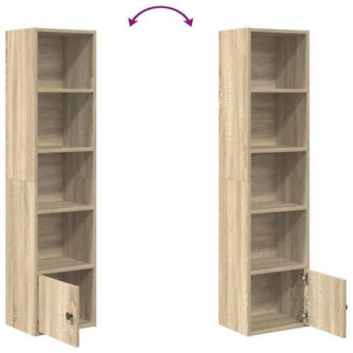 Regal za knjige boja hrasta 31x24x127 cm od konstruiranog drva - sonoma hrast 1 127 cm Cijena