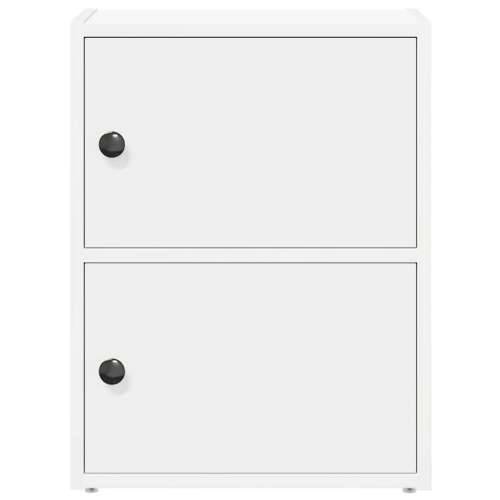 Regal za knjige bijeli 40x24x52 cm od konstruiranog drva - Bijela 1 52 cm Cijena