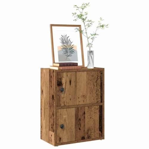 Regal za knjige boja starog drva 40x24x52 cm konstruirano drvo - Staro drvo 1 52 cm Cijena