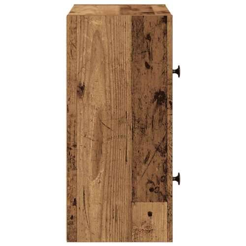 Regal za knjige boja starog drva 40x24x52 cm konstruirano drvo - Staro drvo 1 52 cm Cijena