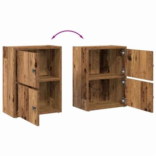Regal za knjige boja starog drva 40x24x52 cm konstruirano drvo - Staro drvo 1 52 cm Cijena