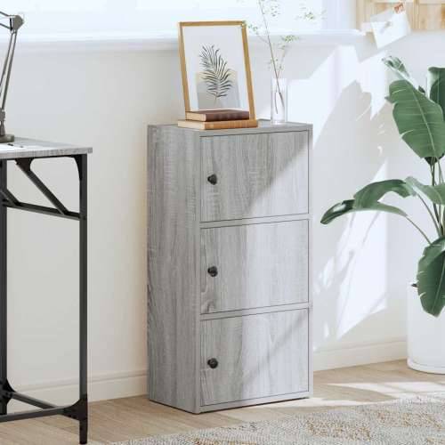 Regal za knjige boja hrasta 40x24x77 cm konstruirano drvo - Sivi hrast sonoma 1 77 cm Cijena