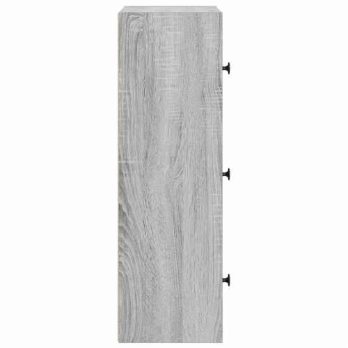 Regal za knjige boja hrasta 40x24x77 cm konstruirano drvo - Sivi hrast sonoma 1 77 cm Cijena
