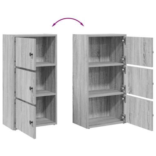 Regal za knjige boja hrasta 40x24x77 cm konstruirano drvo - Sivi hrast sonoma 1 77 cm Cijena