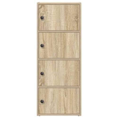 Regal za knjige boja betona 40x24x102 cm konstruirano drvo - Beton siva 1 102 cm Cijena
