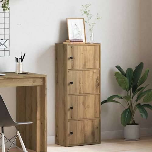 Regal za knjige boja hrasta 40x24x102 cm konstruirano drvo - hrast artisan 1 102 cm Cijena