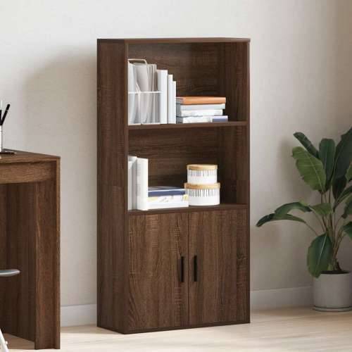 Regal za knjige boja hrasta 60x24x120 cm konstruirano drvo - Smeđi hrast 1 120 cm Cijena