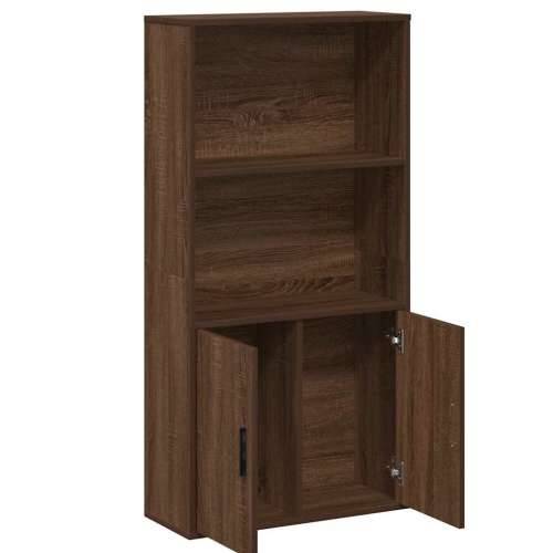 Regal za knjige boja hrasta 60x24x120 cm konstruirano drvo - Smeđi hrast 1 120 cm Cijena