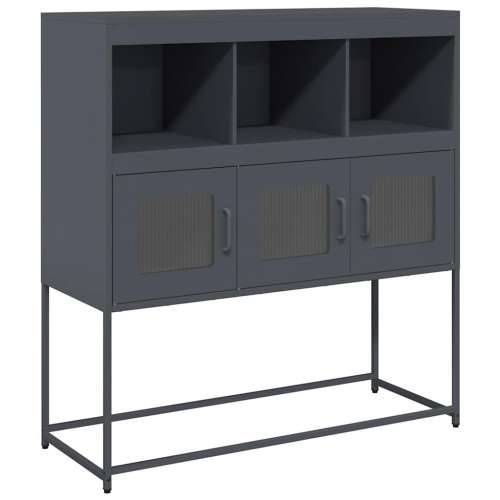 Komoda antracit 100,5 x 39 x 107 cm od hladno valjanog čelika - Antracit 1 Cijena