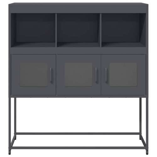 Komoda antracit 100,5 x 39 x 107 cm od hladno valjanog čelika - Antracit 1 Cijena