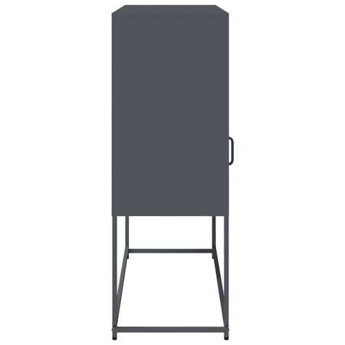 Komoda antracit 100,5 x 39 x 107 cm od hladno valjanog čelika - Antracit 1 Cijena