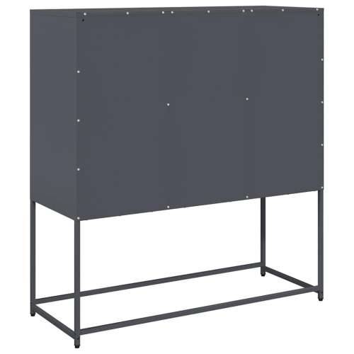 Komoda antracit 100,5 x 39 x 107 cm od hladno valjanog čelika - Antracit 1 Cijena