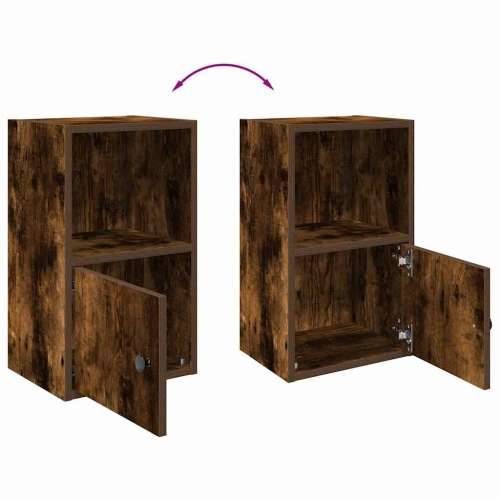 Regal za knjige boja hrasta 31x24x52 cm od konstruiranog drva - Dimljeni hrast 1 52 cm Cijena