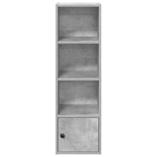 Regal za knjige boja betona 31x24x102 cm konstruirano drvo - Beton siva 1 102 cm Cijena