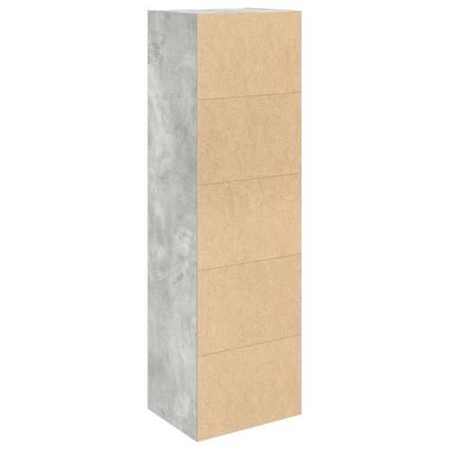 Regal za knjige boja betona 31x24x102 cm konstruirano drvo - Beton siva 1 102 cm Cijena